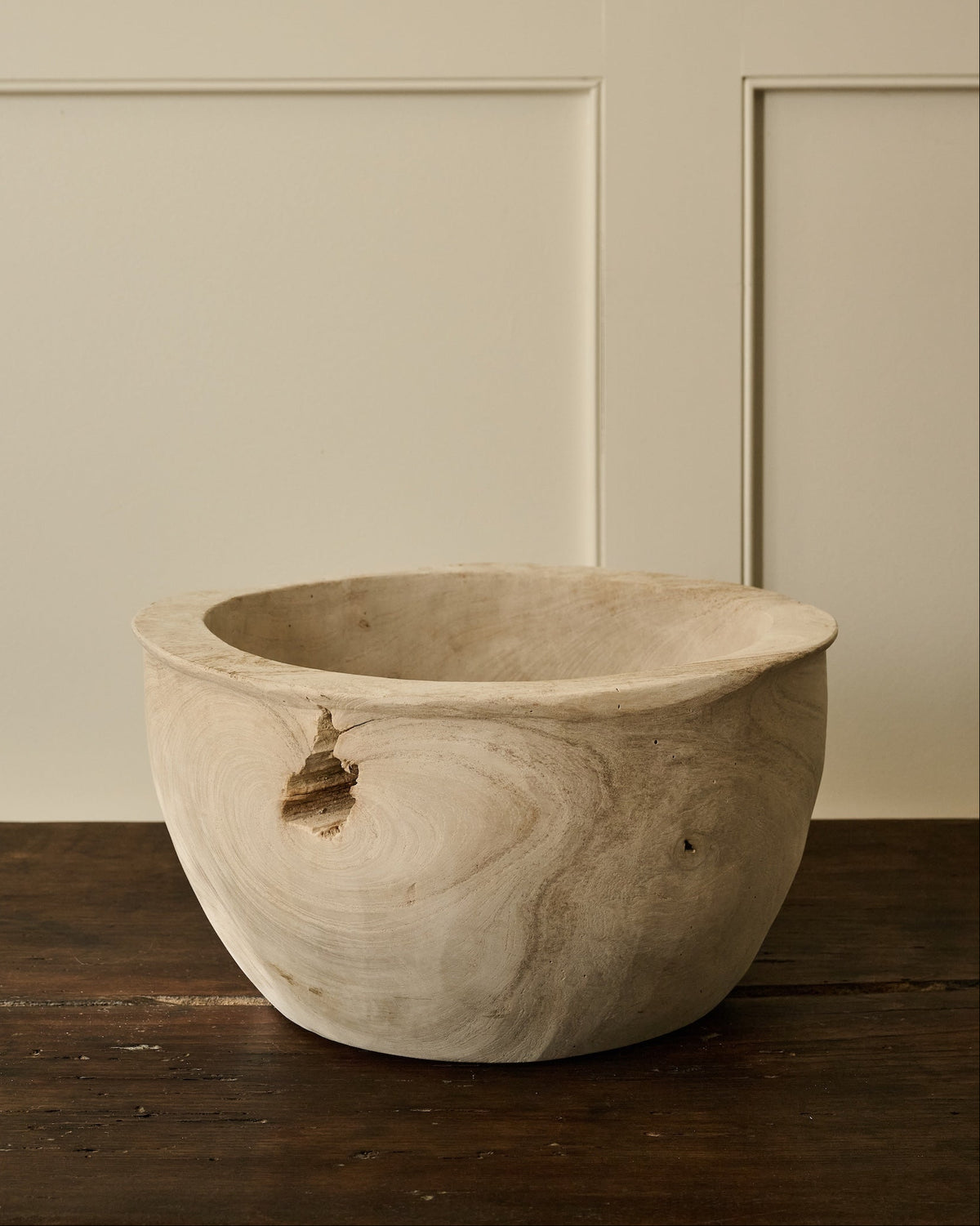 Bleached Live Edge Bowl