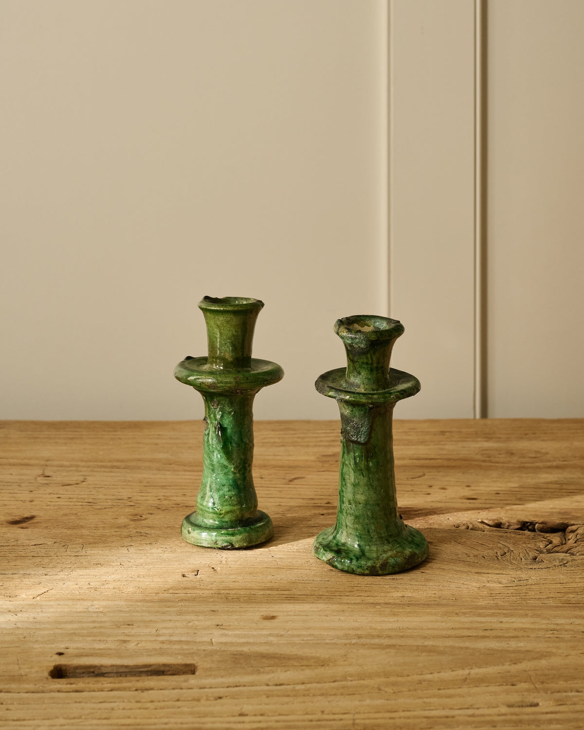 Moroccan Green Candlestick