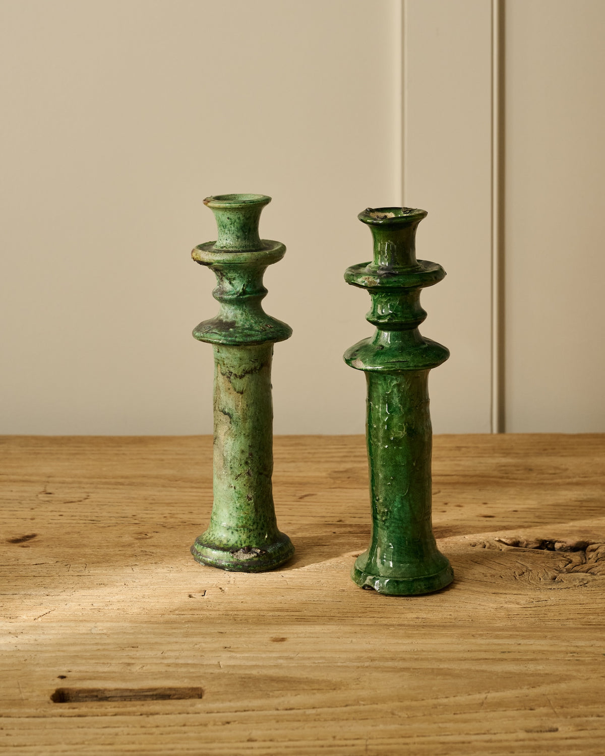 Moroccan Green Candlestick