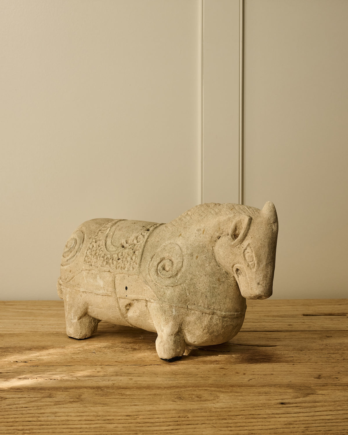 Sculptural Stone Horse