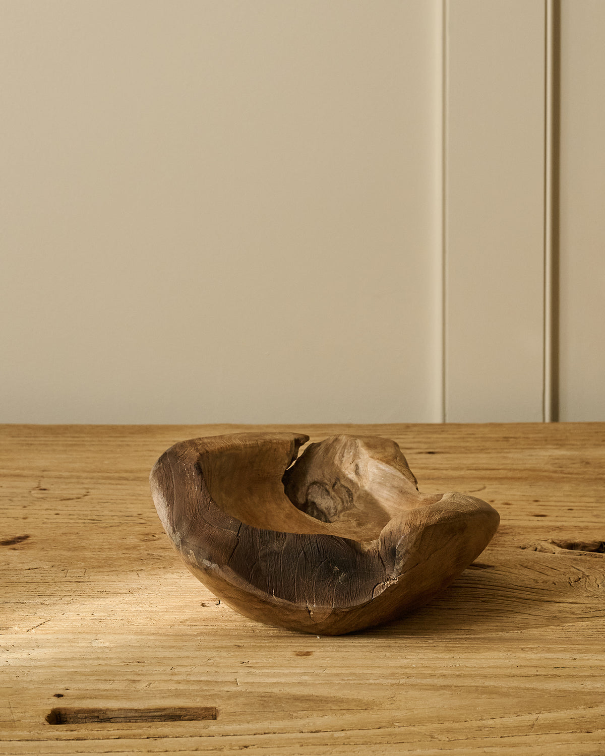 Teak Live Edge Bowl
