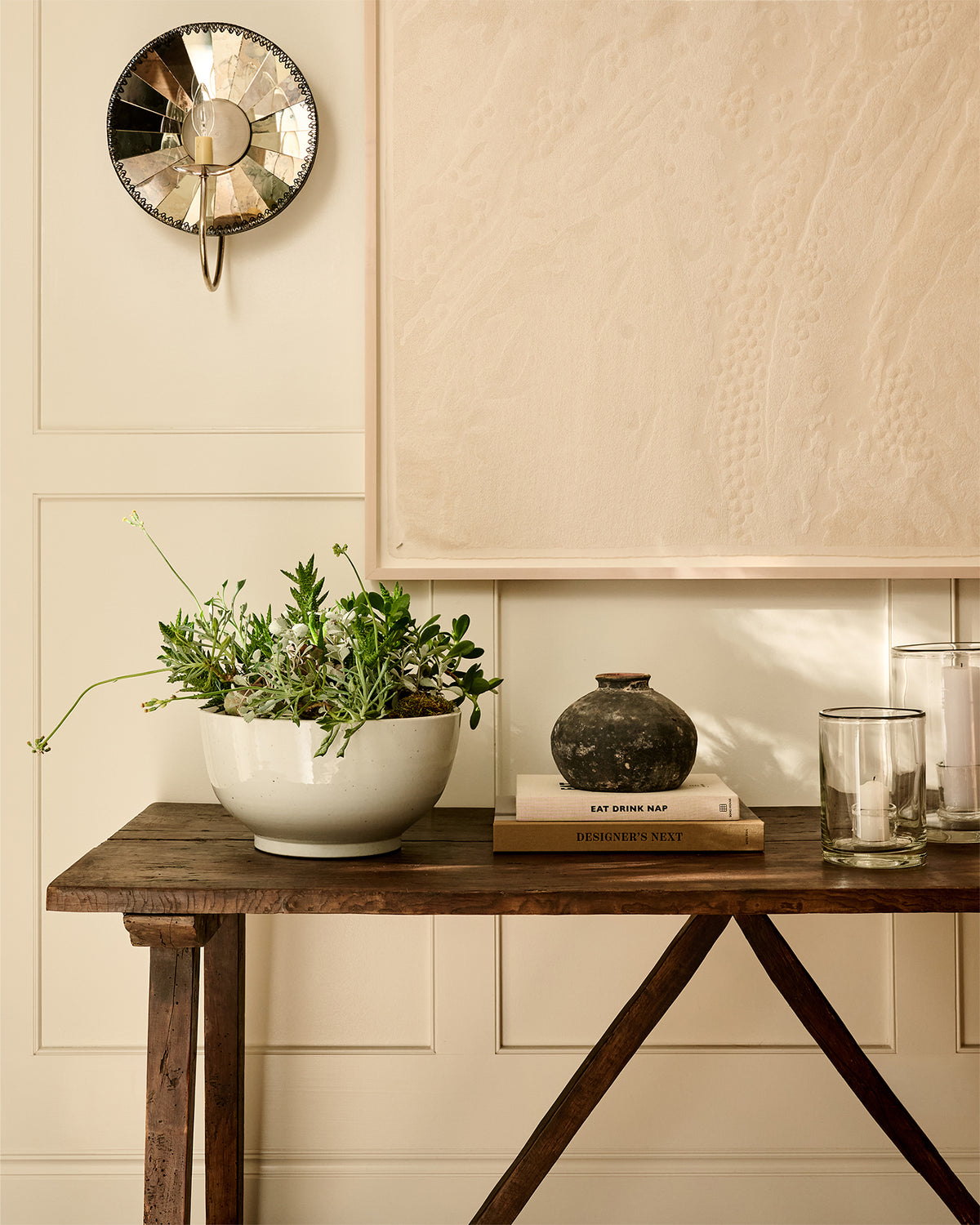 White Porcelain Orchid Bowl