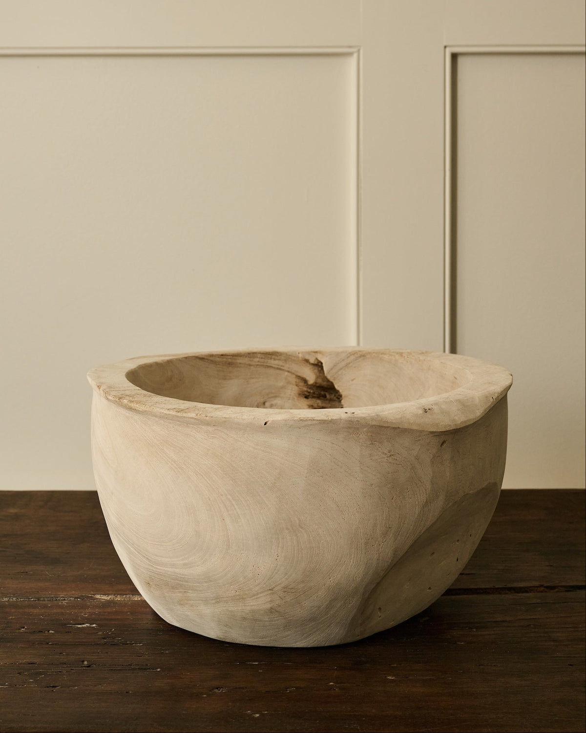 Bleached Live Edge Bowl