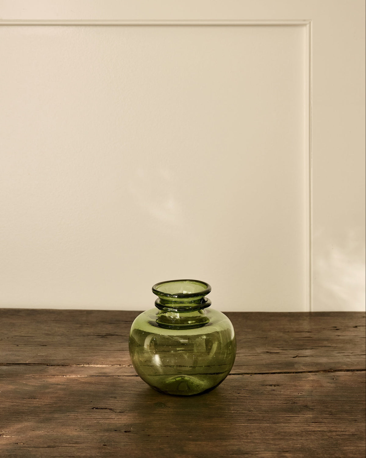 Crock Vase Vert Fumé