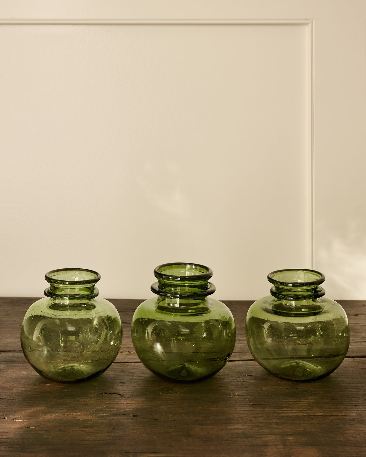Crock Vase Vert Fumé