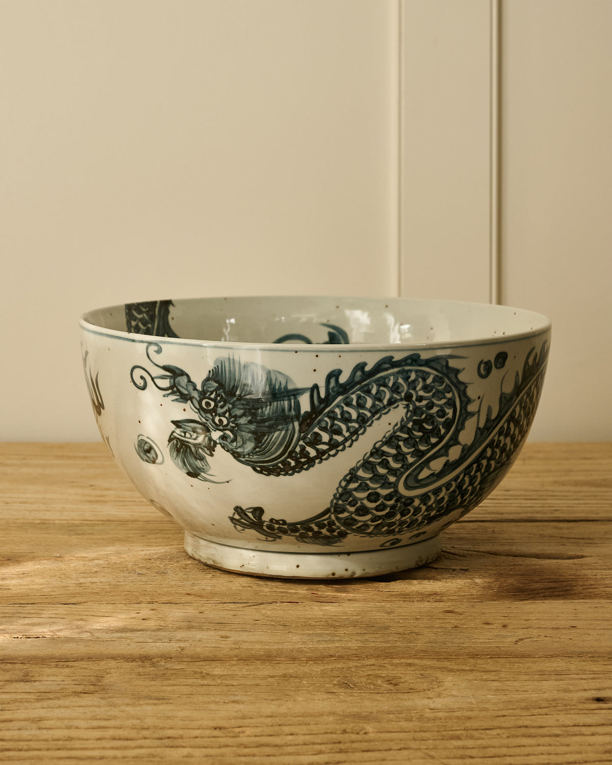 Ink Blue Porcelain Bowl