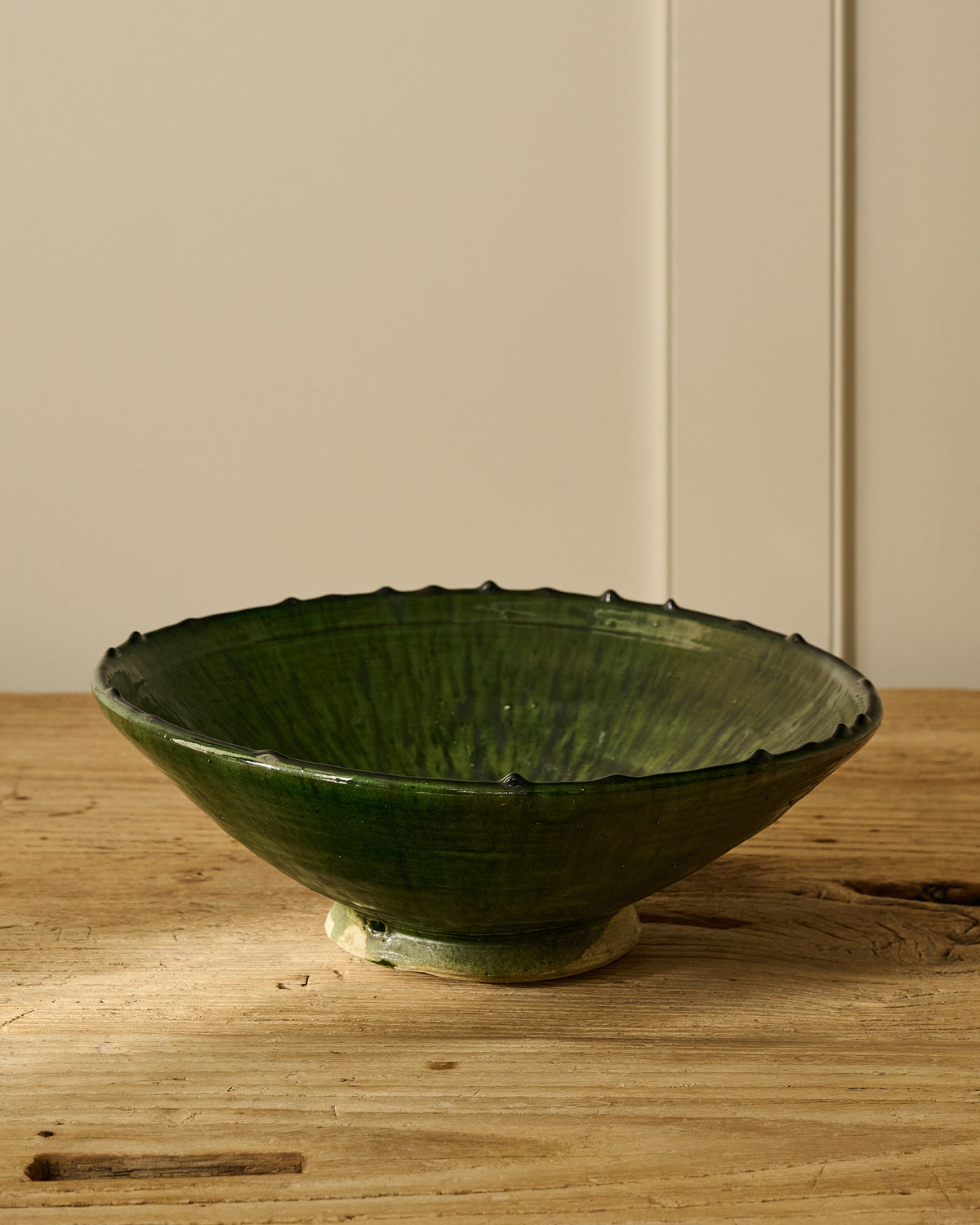 Moroccan Green Centerpiece Bowl