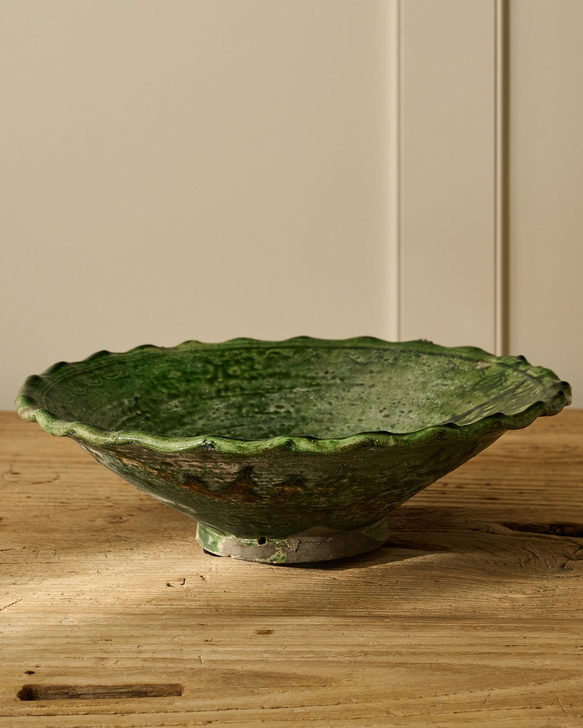 Moroccan Green Centerpiece Bowl