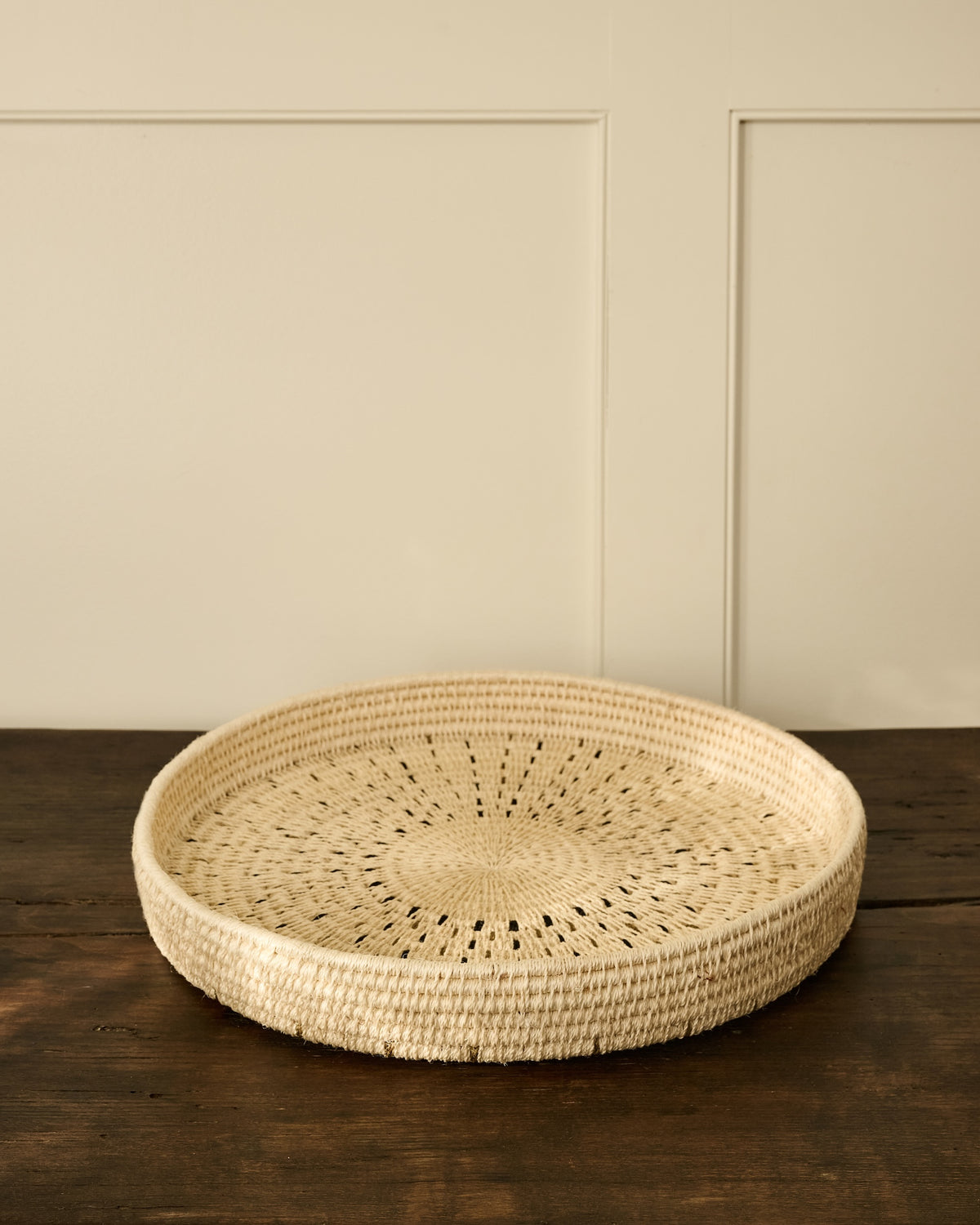Round Sisal Tray