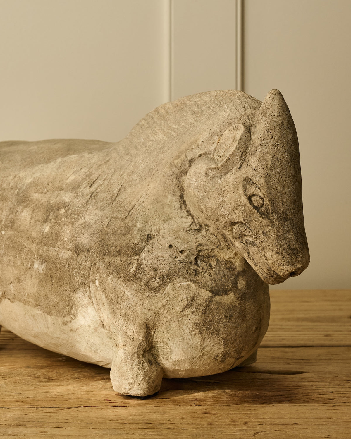 Sculptural Stone Horse