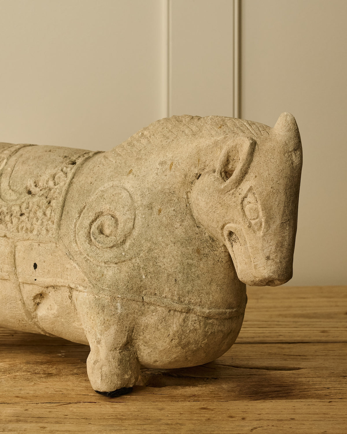 Sculptural Stone Horse