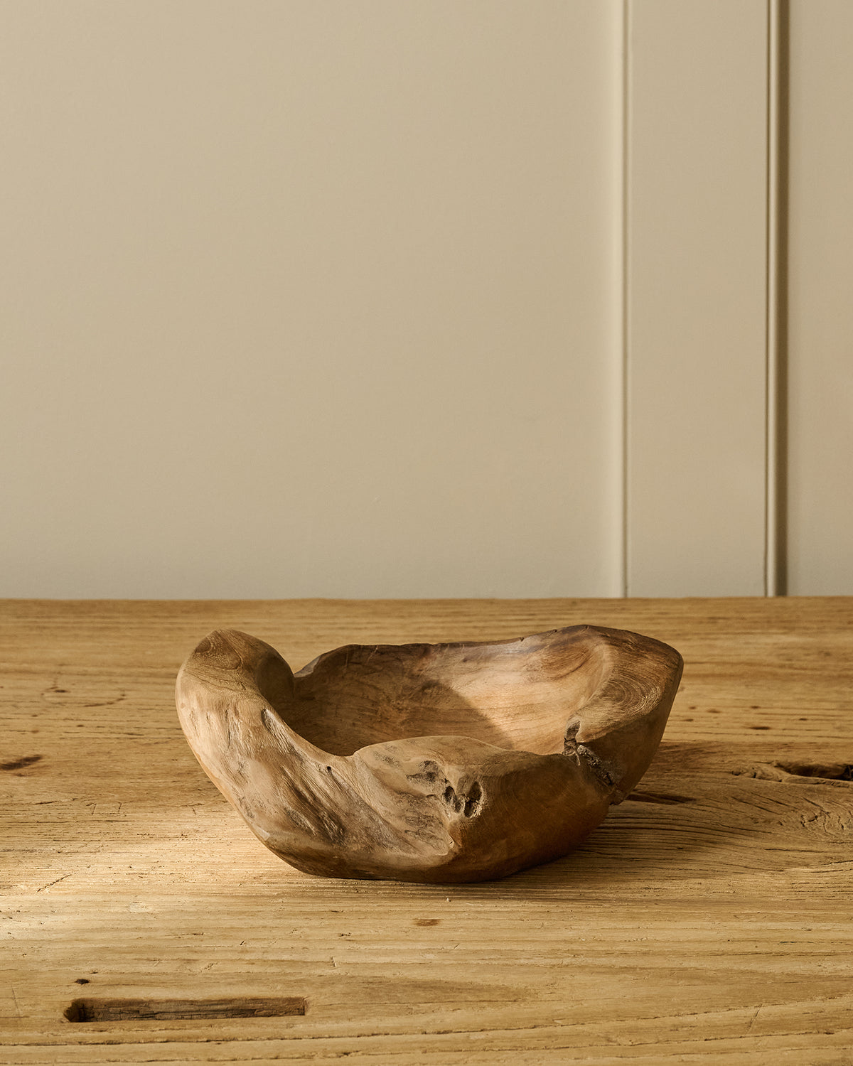 Teak Live Edge Bowl