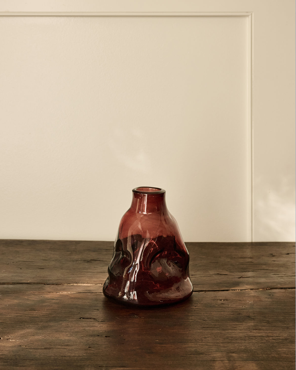 Vase Rock Grand Framboise